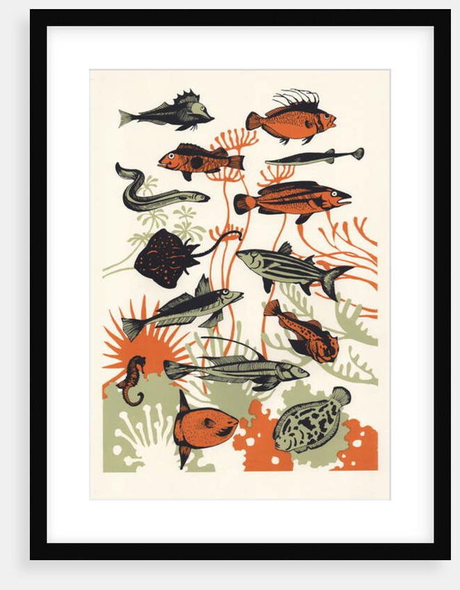 Orange Seaweed Fish, 2015 by Eliza Southwood