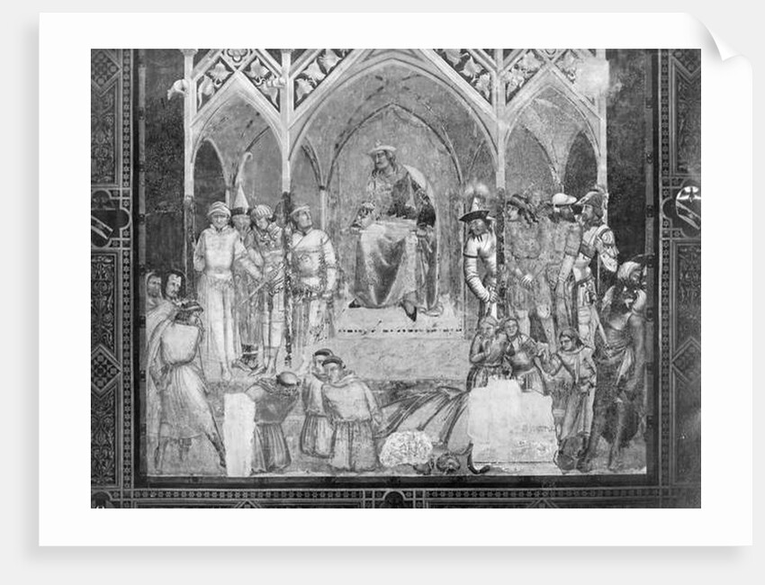 The Decapitation of Franciscan Monks Before the Sultan, c.1331 by Ambrogio Lorenzetti