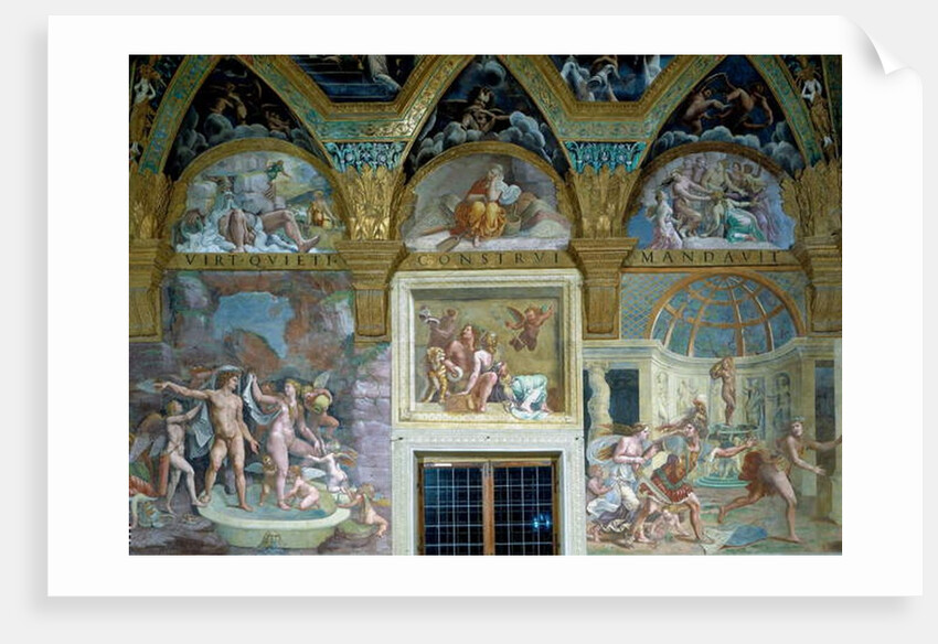 Depictions of the Divine Loves, Sala di Psiche, 1525-35 by Giulio Romano