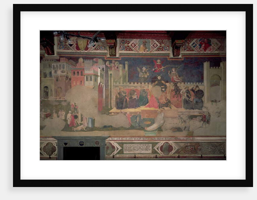 Allegory of Bad Government, 1388-40 by Ambrogio Lorenzetti