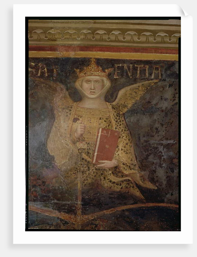 Allegory of Good Government, detail of Wisdom, 1338-40 by Ambrogio Lorenzetti