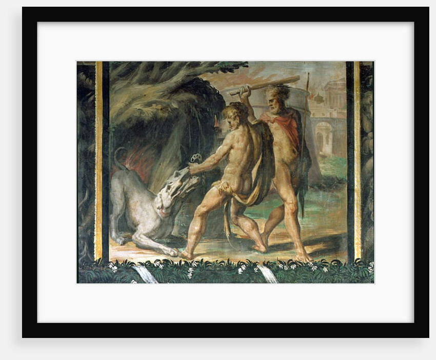 Hercules and Cerberus by Nicolo dell' Abate