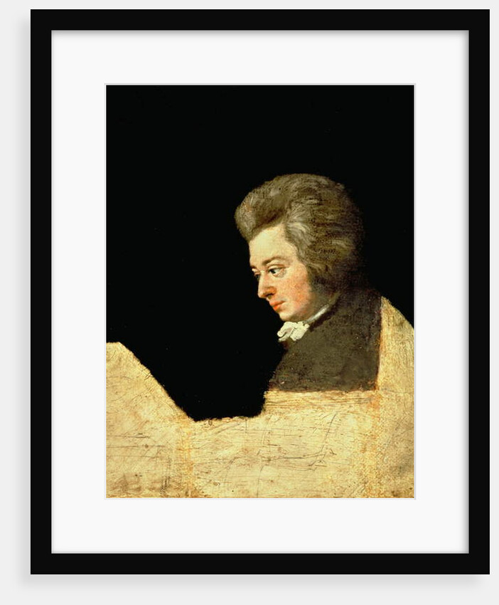 Portrait of Wolfgang Amadeus Mozart at the Piano, 1789 by Joseph Lange
