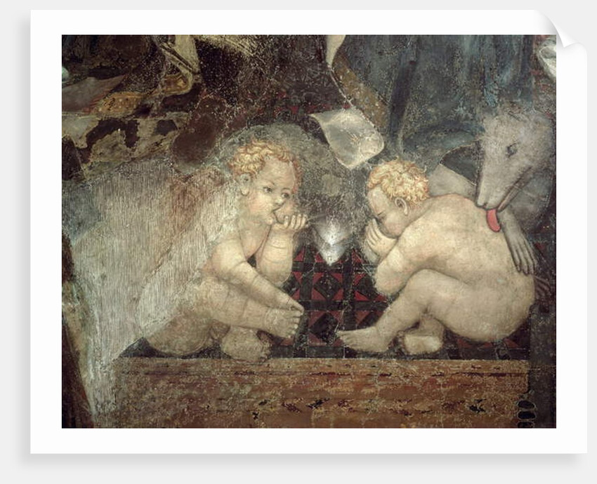 Allegory of Good Government, detail of Romulus and Remus, 1338-40 by Ambrogio Lorenzetti