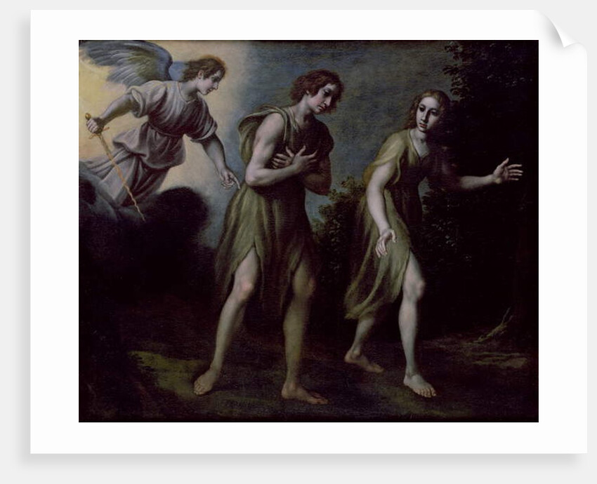 The Expulsion of Adam and Eve from Paradise by Francesco Curradi