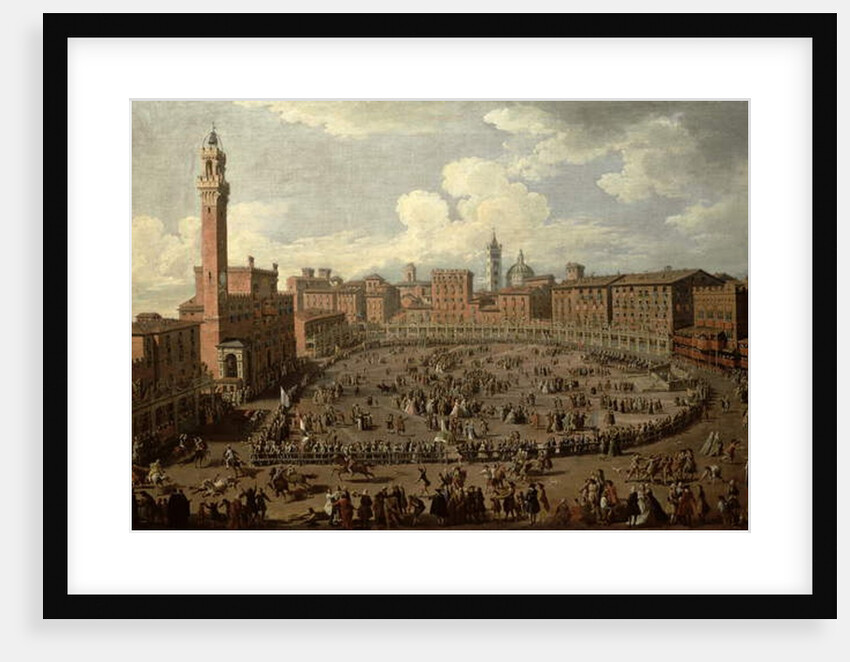 The Palio, Piazza del Campo, Siena by Giuseppe Zocchi