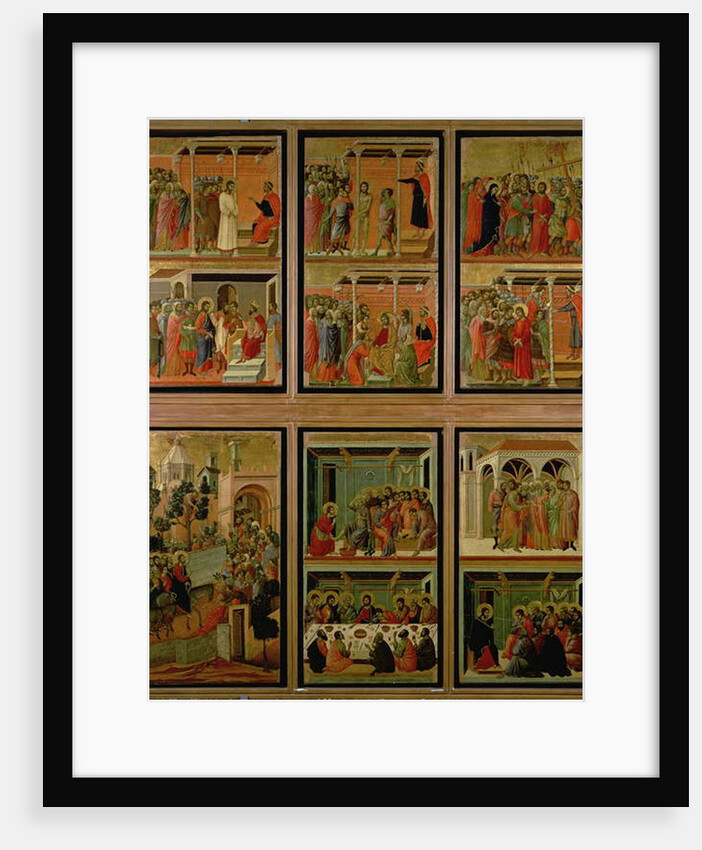 Maesta: eleven scenes from the Passion, 1308-11 by Duccio di Buoninsegna
