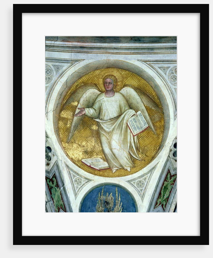 Angel in an oculus, 1360-70 by Giusto di Giovanni de' Menabuoi