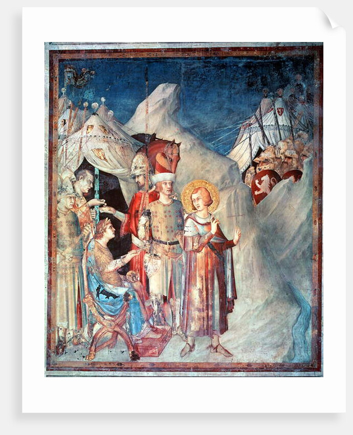 St. Martin Renouncing his Life as a Soldier by Simone Martini