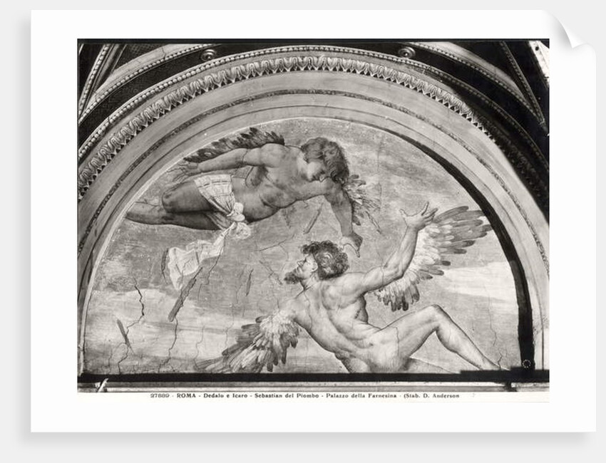 Daedalus and Icarus by Sebastiano del Piombo