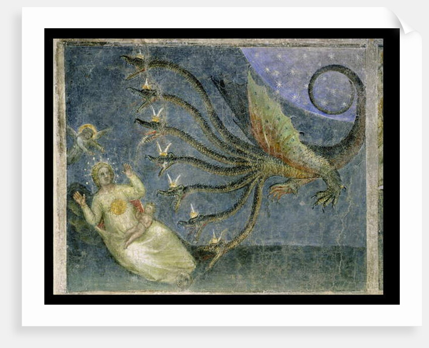 The woman clothed with the sun and the seven-headed dragon, 1360-70 by Giusto di Giovanni de' Menabuoi