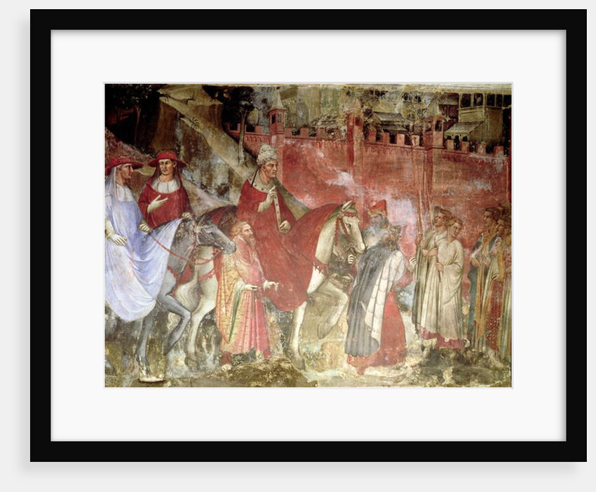 The History of Pope Alexander III: The Entrance of the Pope and Emperor Frederick Barbarossa into Rome, 1407 by Aretino Luca Spinello or Spinelli