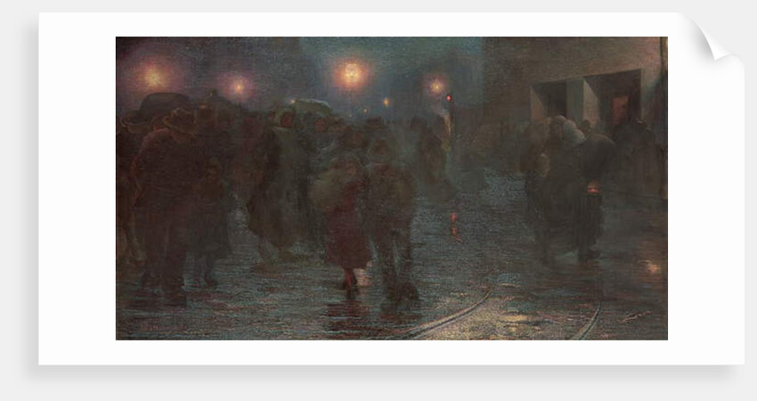 December: The Workers' Dawn, 1897 by Giovanni Sottocornola