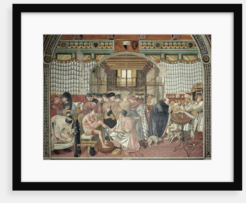Caring for the Sick, 1440-41 by Domenico di Bartolo