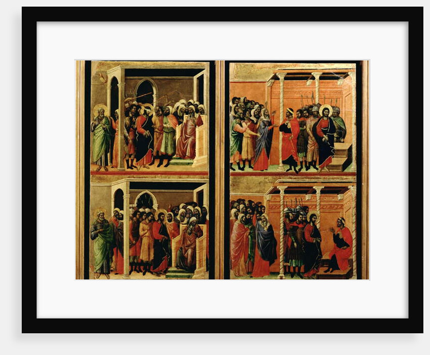 Maesta: eleven scenes from the Passion, 1308-11 by Duccio di Buoninsegna