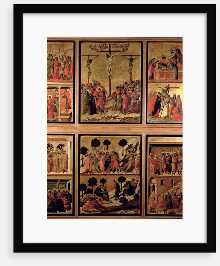 Maesta: eleven scenes from the Passion, 1308-11 by Duccio di Buoninsegna