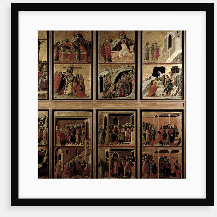 Maesta: eleven scenes from the Passion, 1308-11 by Duccio di Buoninsegna