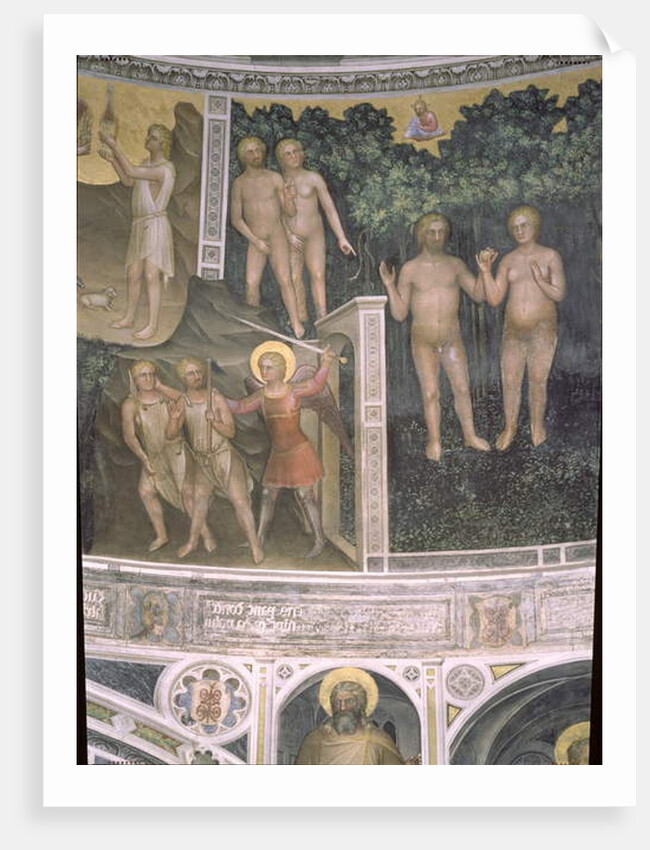 The Original Sin and the Expulsion from Paradise, 1360-70 by Giusto di Giovanni de' Menabuoi