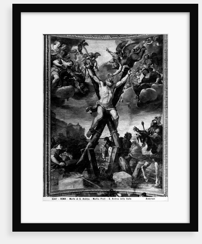 Martyrdom of St. Andrew, 1650-51 by Mattia (1613-99) Preti