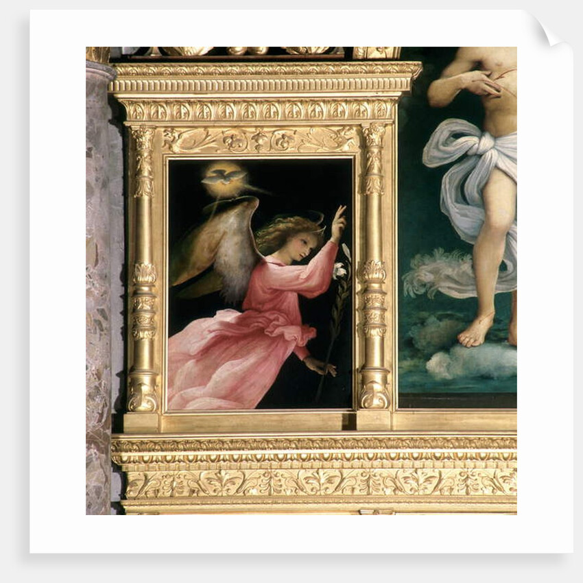 Annunciation Angel by Lorenzo Lotto
