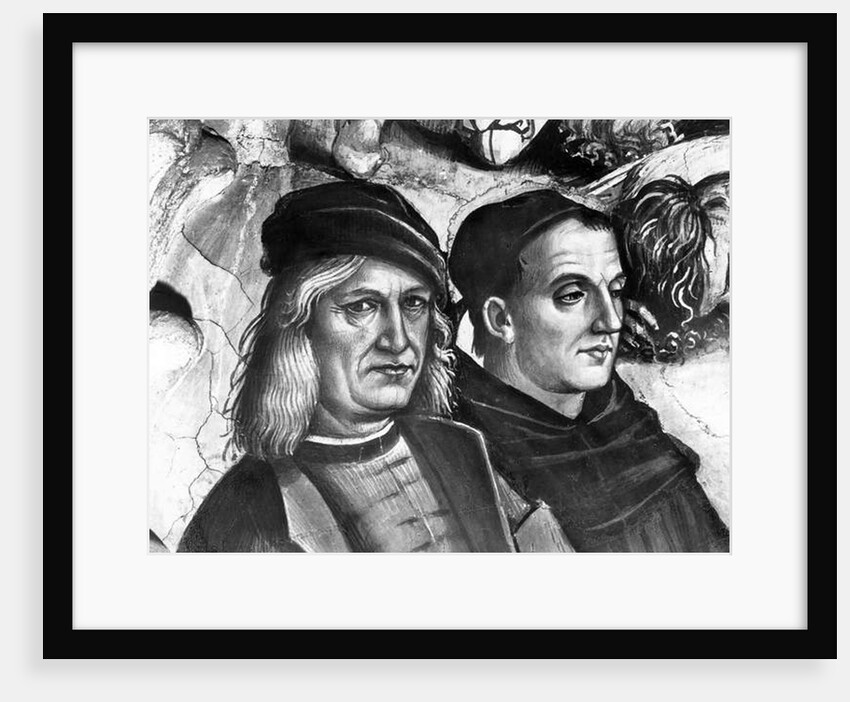 Portrait of Luca Signorelli and Fra Angelico by Luca Signorelli