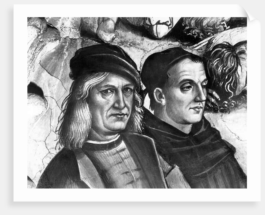 Portrait of Luca Signorelli and Fra Angelico by Luca Signorelli