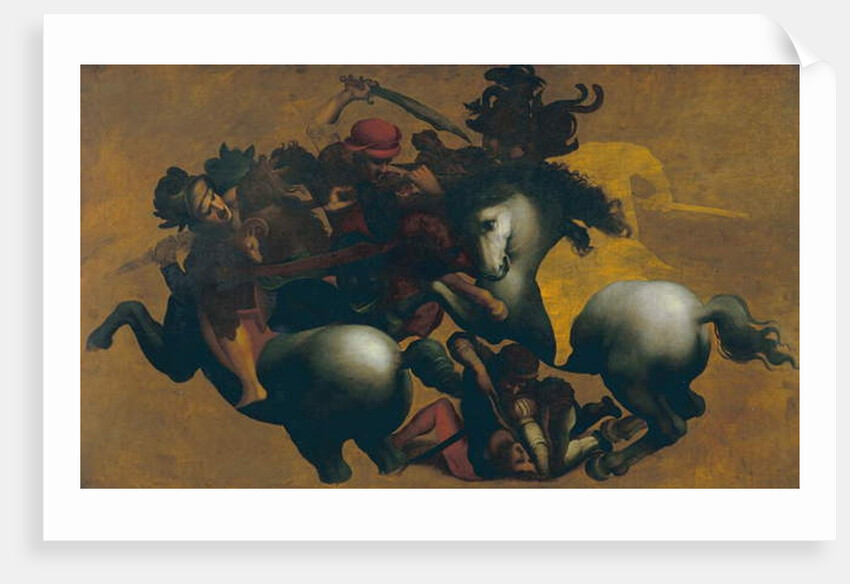 Battle of Anghiari, c.1560 by Leonardo da Vinci
