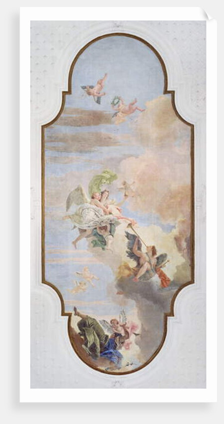 The Triumph of Fortitude and Prudence by Giovanni Battista (1696-1770) Tiepolo
