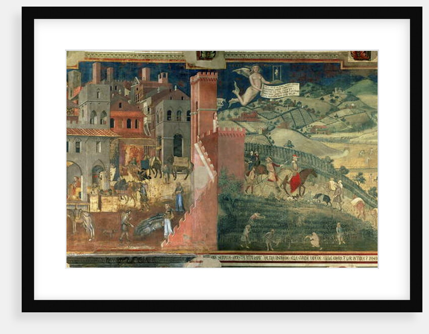 Effects of Good Government, c.1338 by Ambrogio Lorenzetti