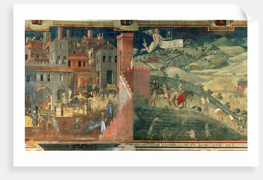 Effects of Good Government, c.1338 by Ambrogio Lorenzetti