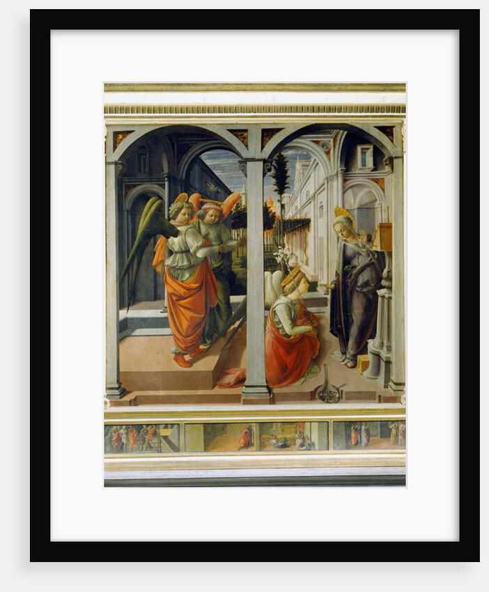 Annunciation, 1450 by Fra Filippo Lippi