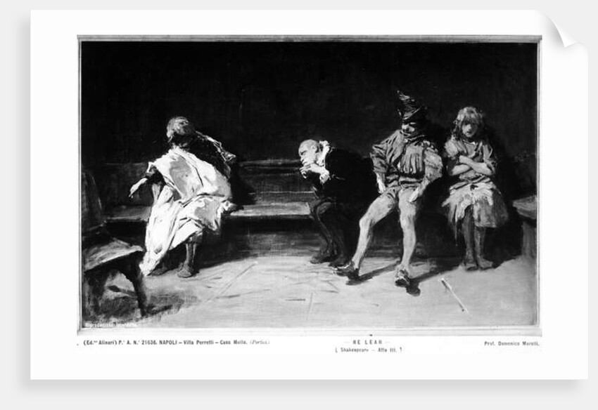 King Lear by Domenico Morelli