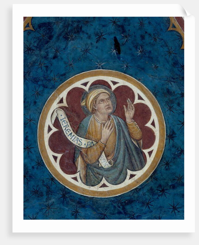 The prophet Jeremiah, detail by Agostino di Marsiglio