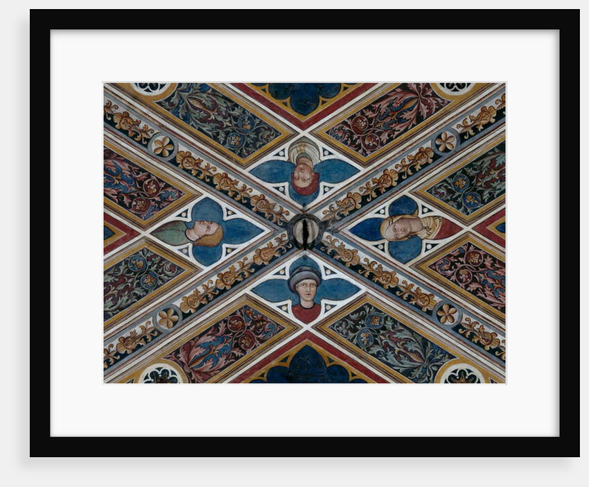 Heads and plant motifs, detail by Agostino di Marsiglio