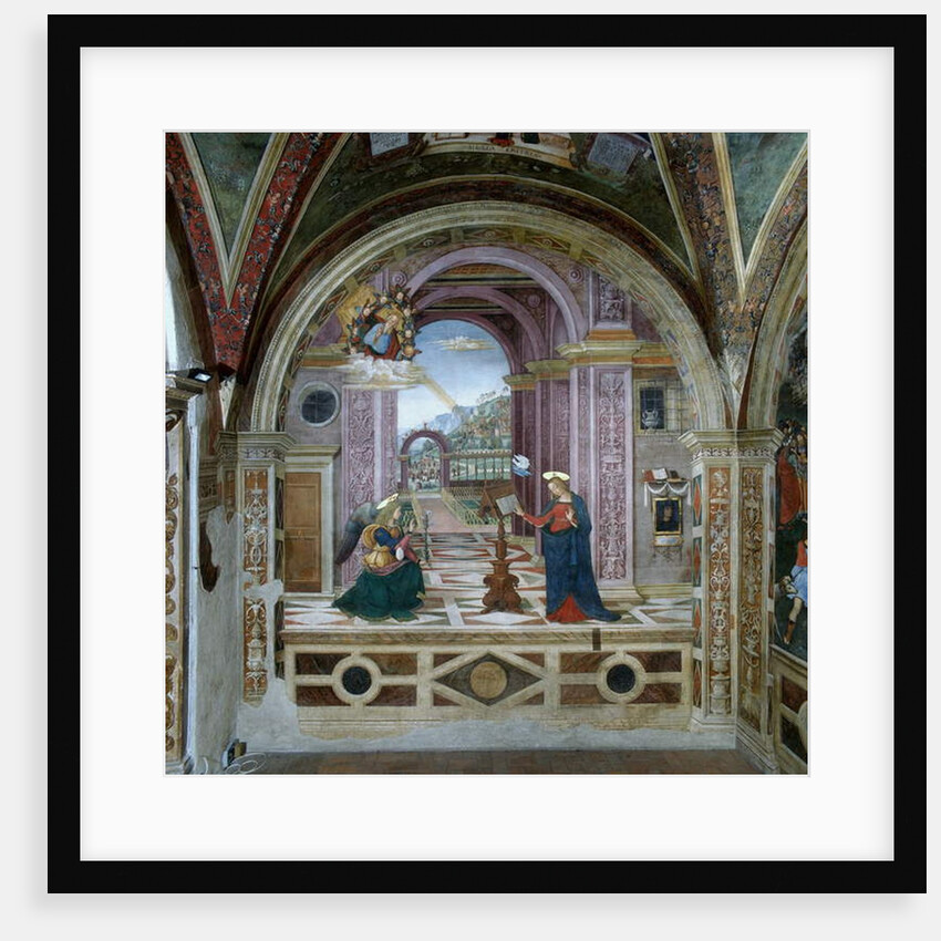 Annunciation by Bernardino di Betto Pinturicchio