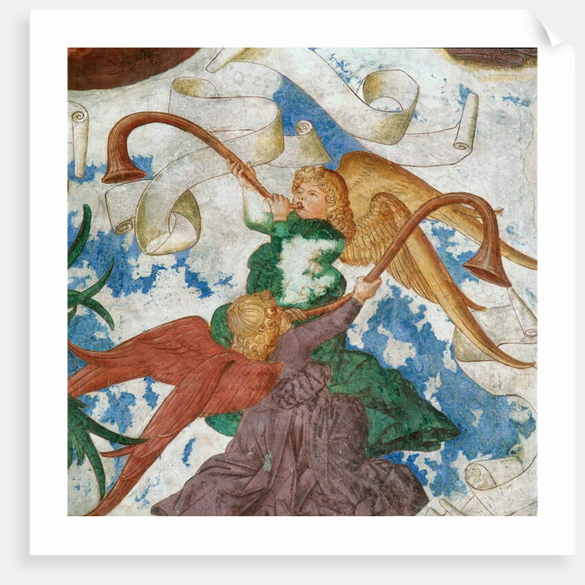 Musical angels, detail from the Last Judgement by Gianfrancesco da Tolmezzo