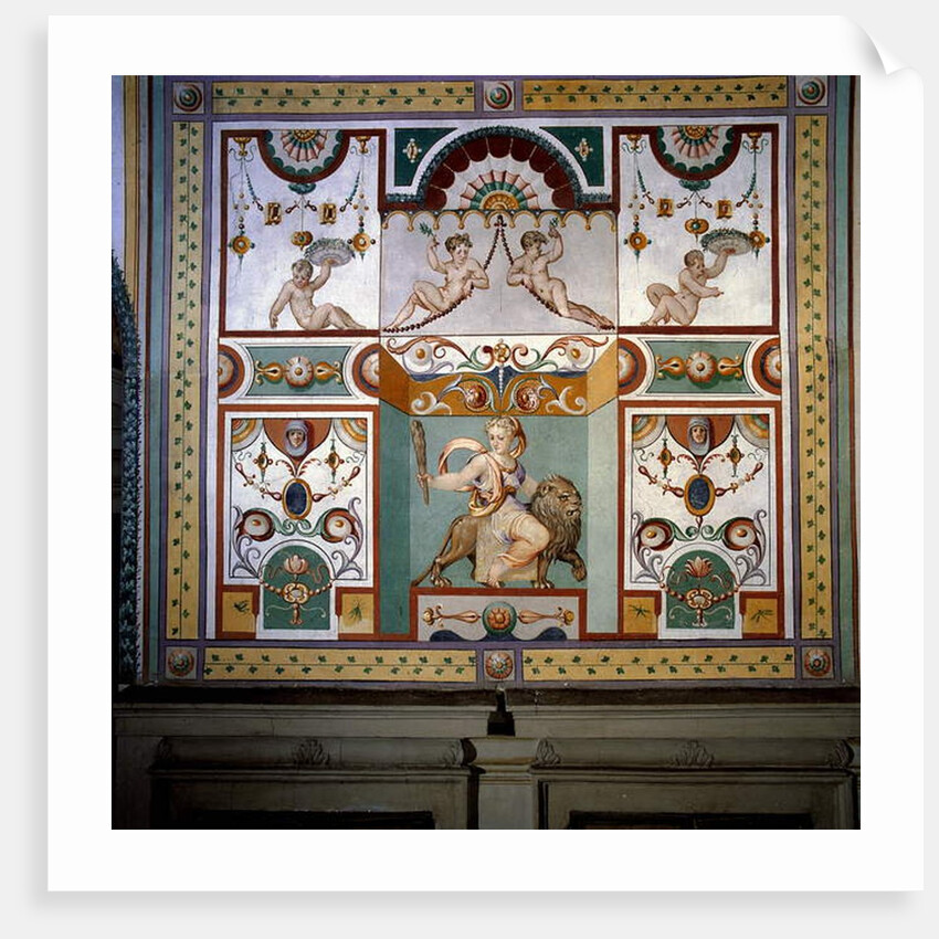 Allegory of the Fortezza and grotesque by Giallo Fiorentino