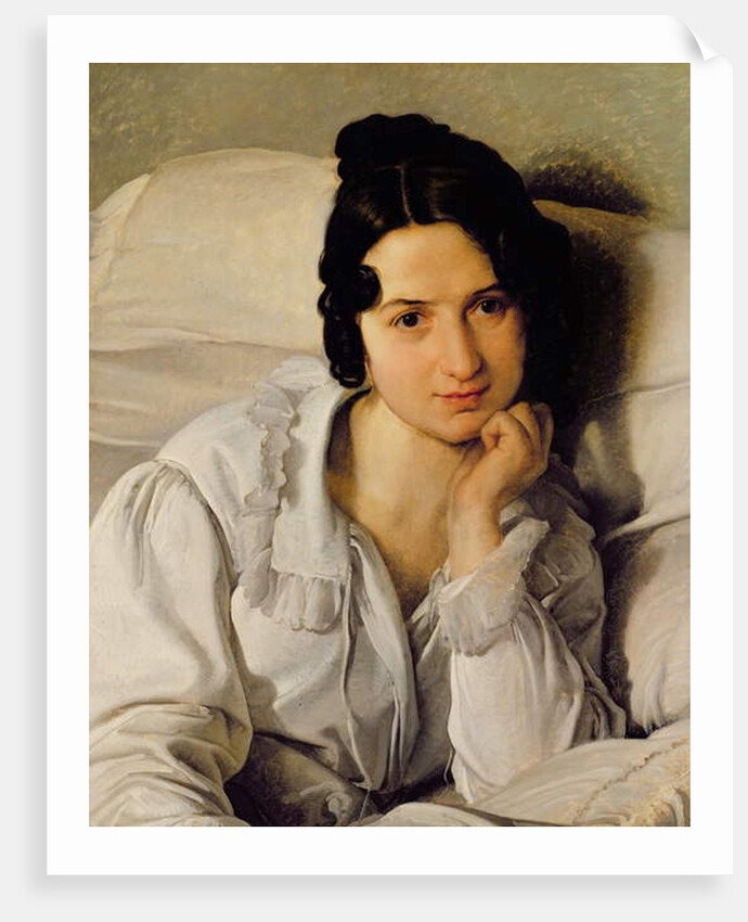 Carolina Zucchi, 1825 by Francesco Hayez