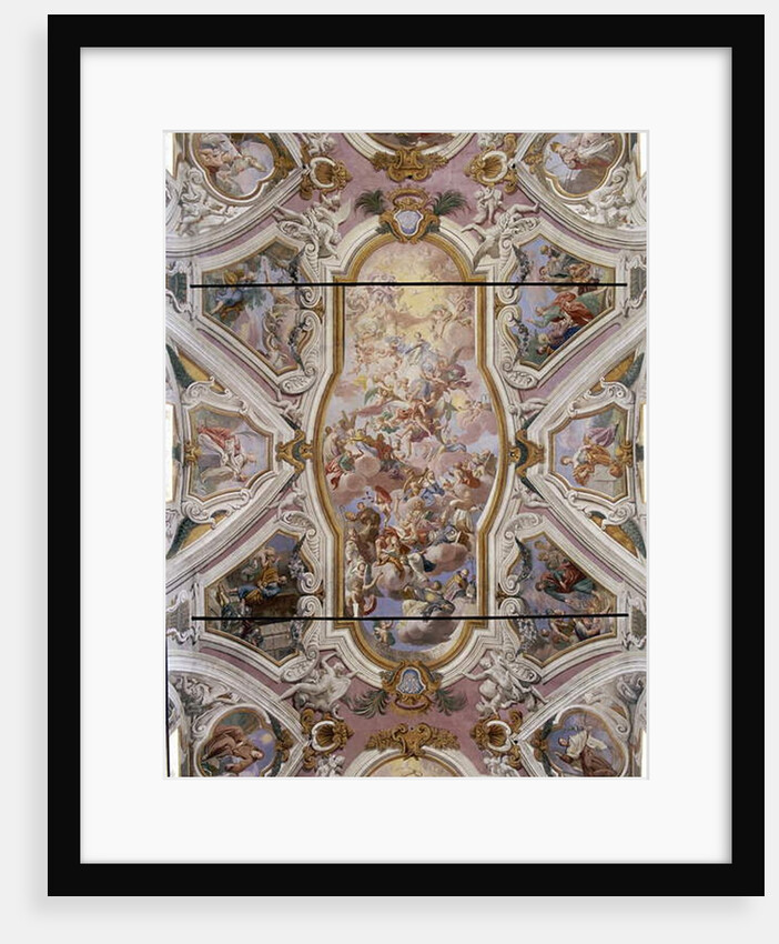 View of the ceiling, 1720 by Guglielmo Borremans