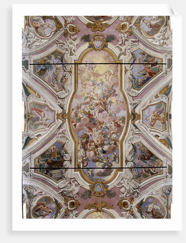 View of the ceiling, 1720 by Guglielmo Borremans