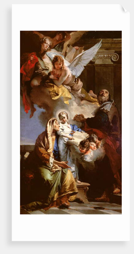 The Education of the Virgin, 1732 by Giovanni Battista Tiepolo