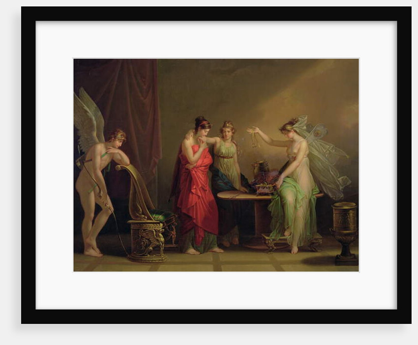 The Legend of Cupid and Psyche, 18th century by Angelica Kauffman