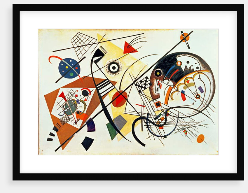 Intersecting Lines, 1923 by Wassily Kandinsky