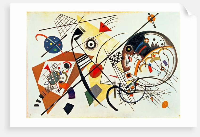 Intersecting Lines, 1923 by Wassily Kandinsky