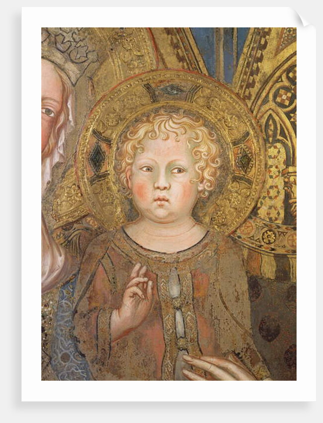 Maesta: Christ Child, 1315 by Simone Martini