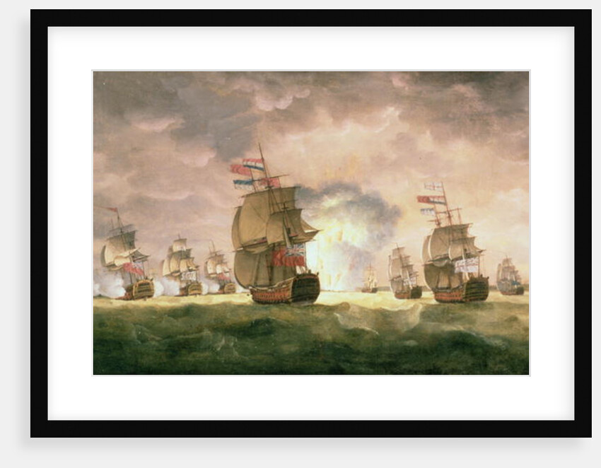 Rodney's Victory off Cape St. Vincent by Thomas Luny