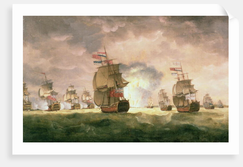 Rodney's Victory off Cape St. Vincent by Thomas Luny
