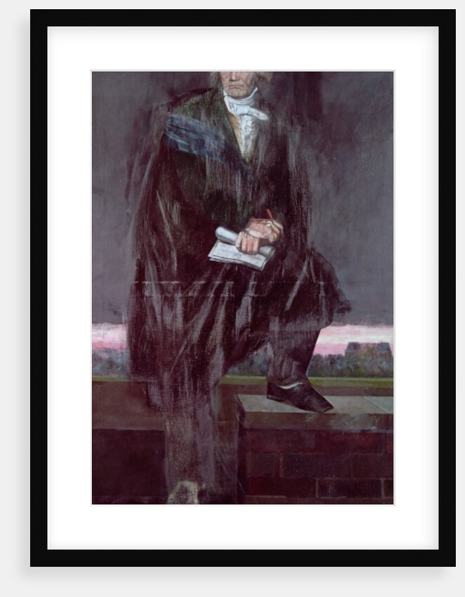 Portrait of Beethoven (unfinished) by Barry Fantoni