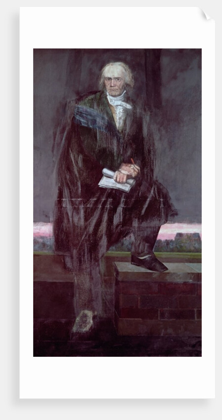 Portrait of Beethoven (unfinished) by Barry Fantoni