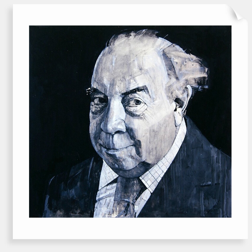 Portrait of J.B. Priestley by Barry Fantoni